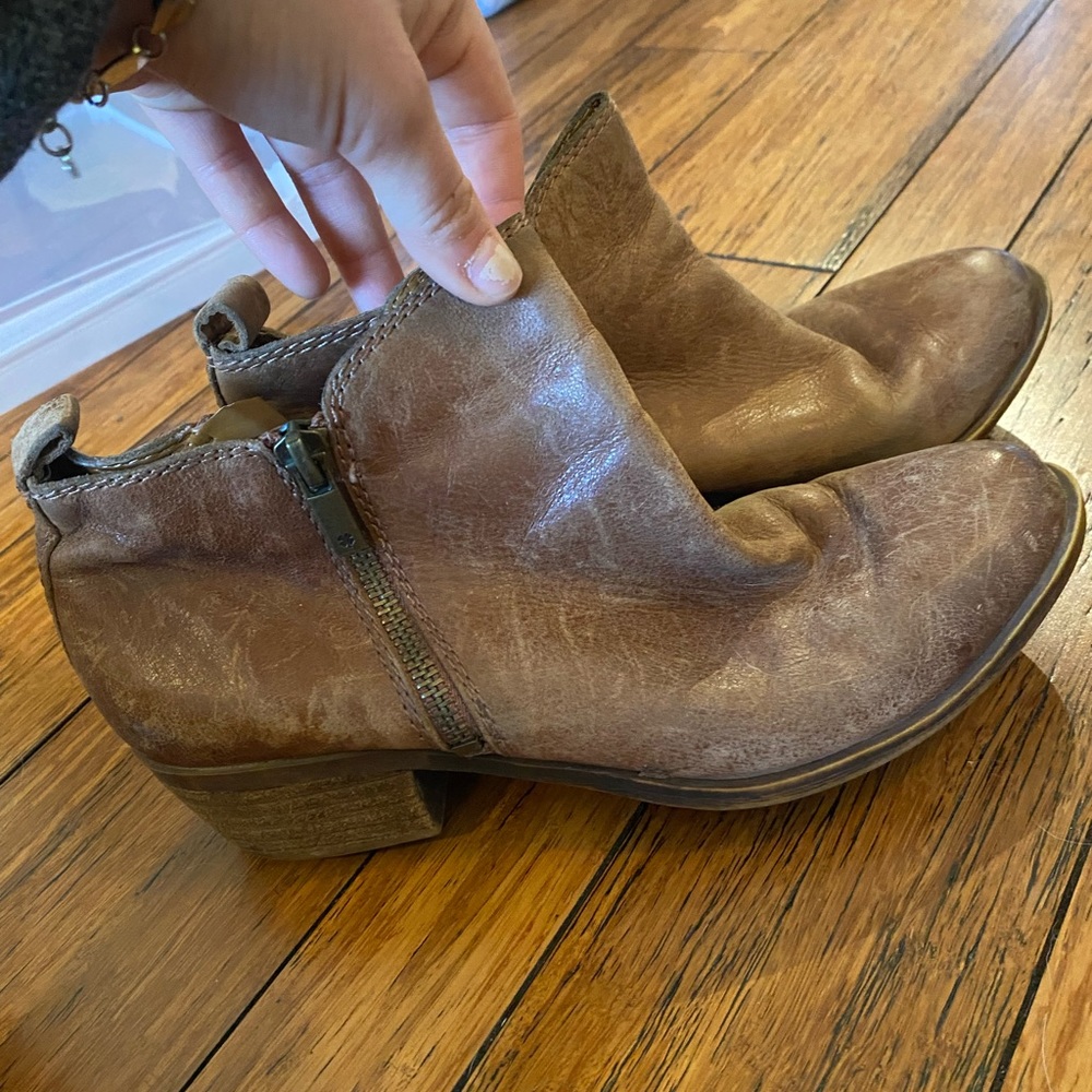 Lucky Brand ankle brown boots